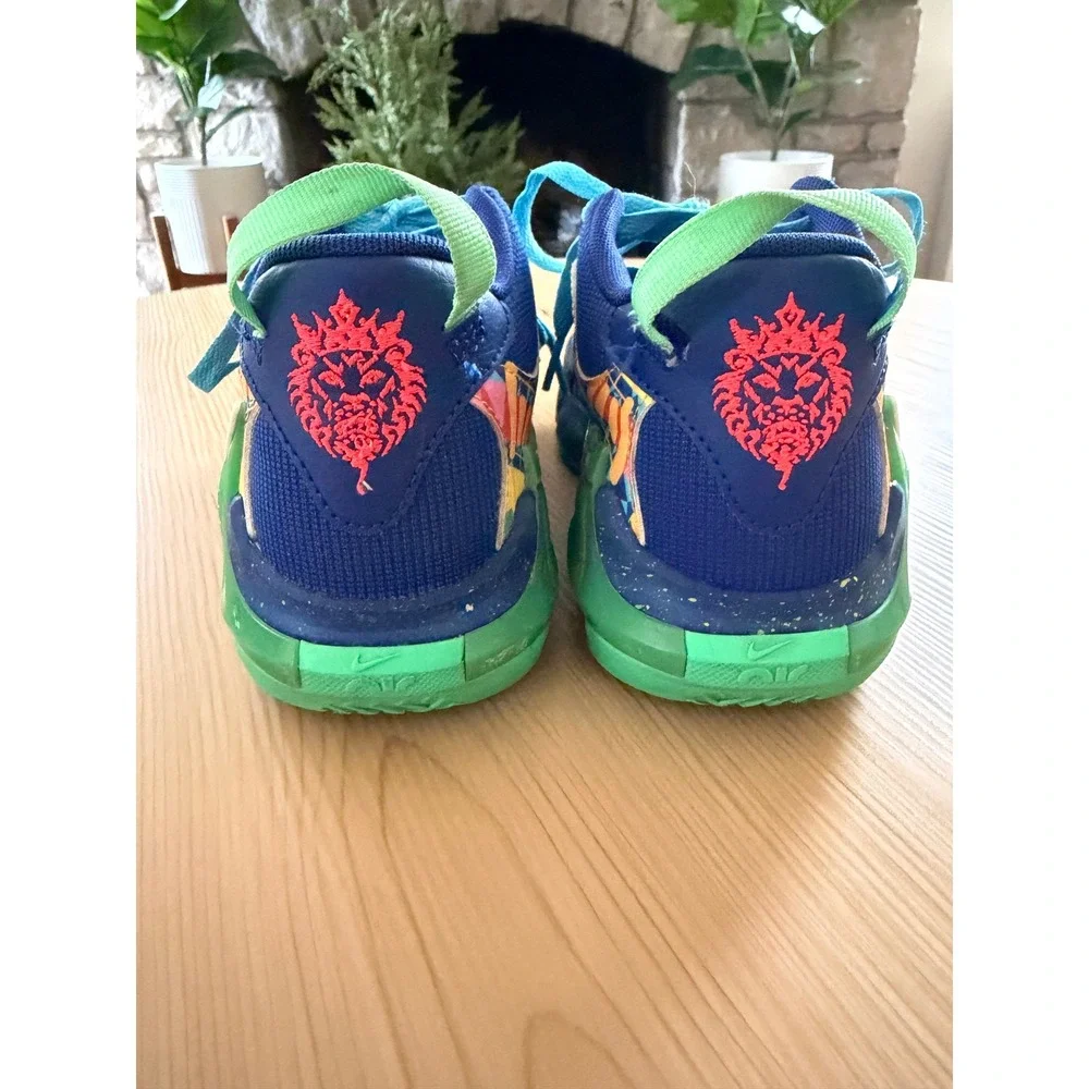 Nike LeBron Witness 7 GS Hyper Royal Green Strike Kids DQ8650-400 Size 4.5Y